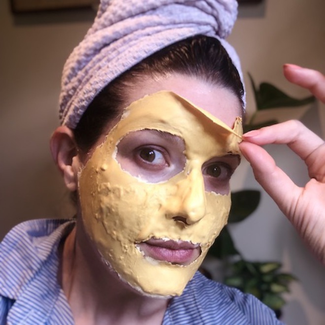 Peel-off face mask - Enjoy gold image 1